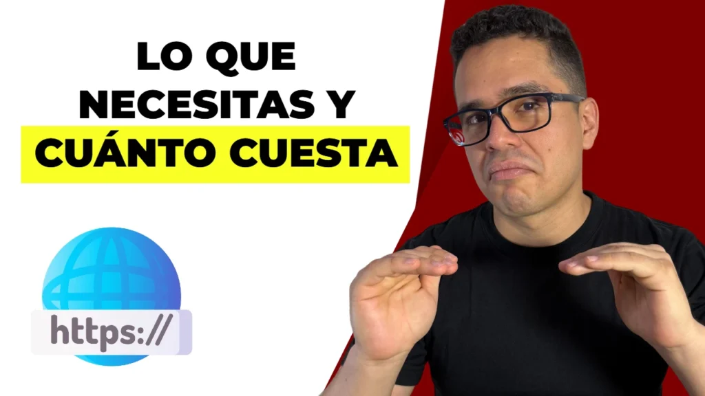 Portada qué necesitas para tener un sitio web