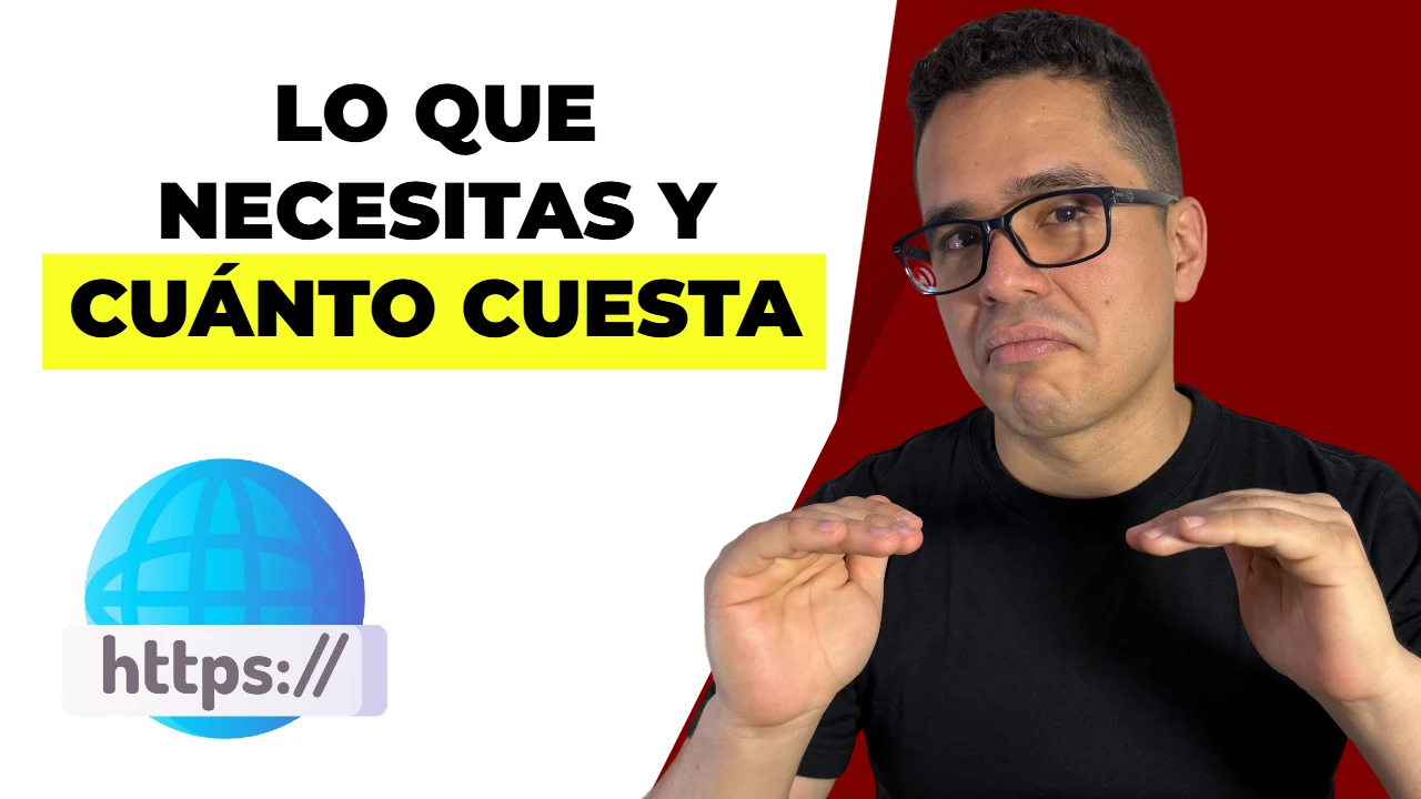 Portada qué necesitas para tener un sitio web